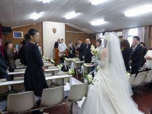 教会の結婚式1