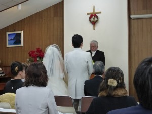 教会の結婚式2